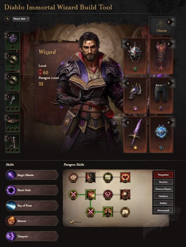 Diablo Immortal wizard build guide