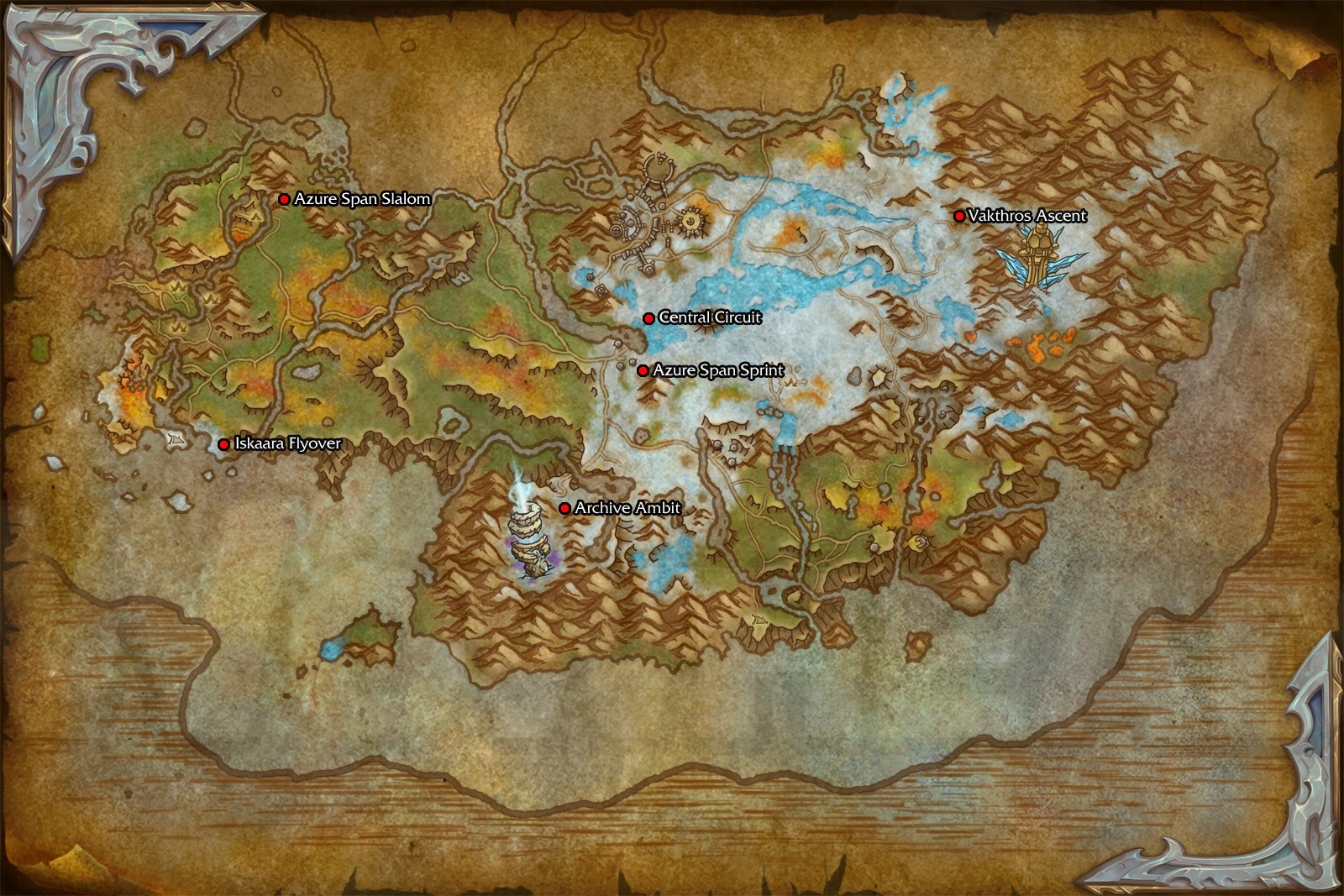 Dragonriding Races in Dragonflight and Azure Span Locations - Wowhead News