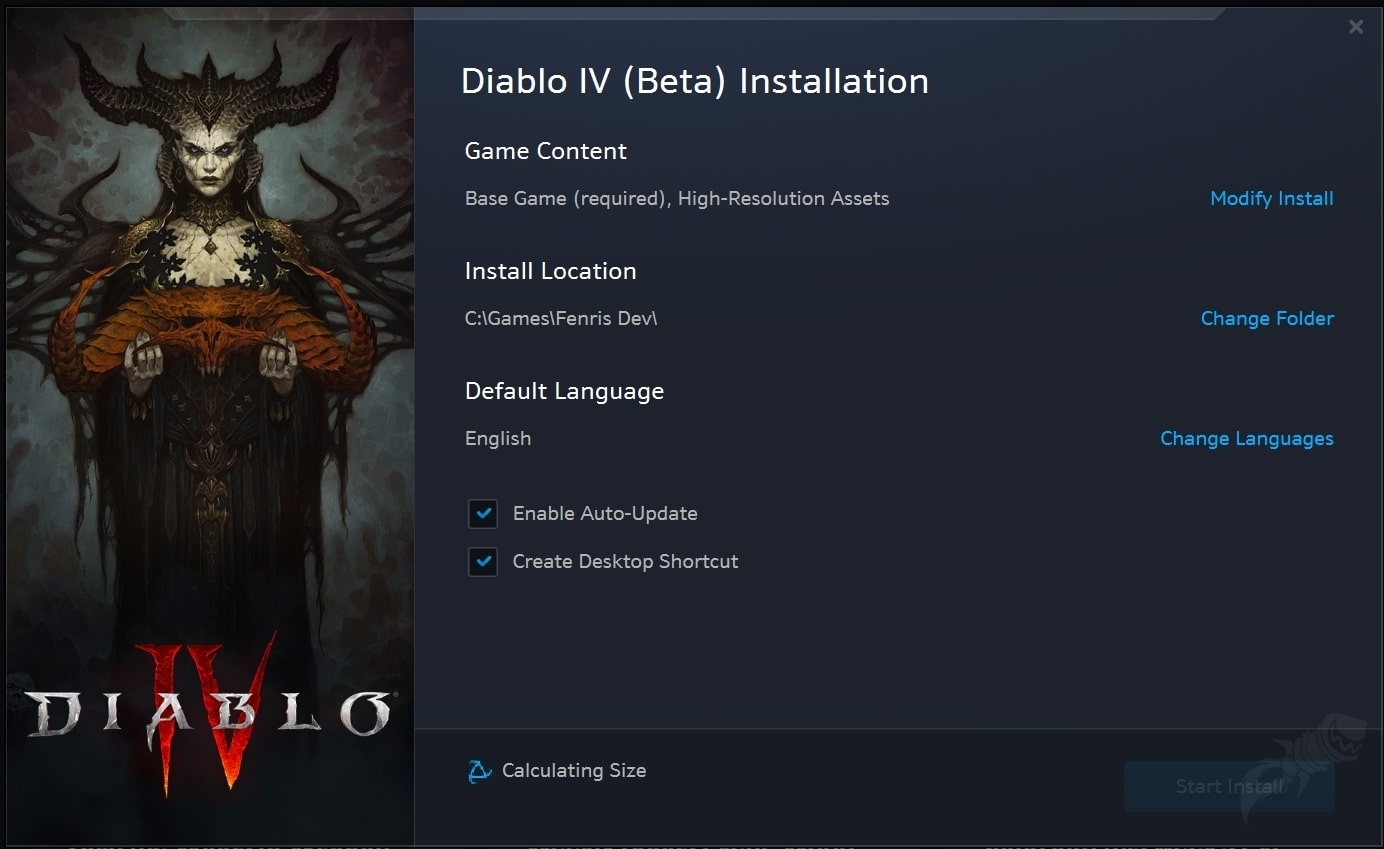 Diablo 4 Client Launch Parameters
