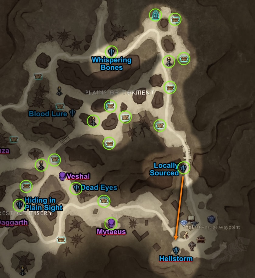 Guide to 100% Completion of Bilefen Achievements with Quest Map : r/ DiabloImmortal