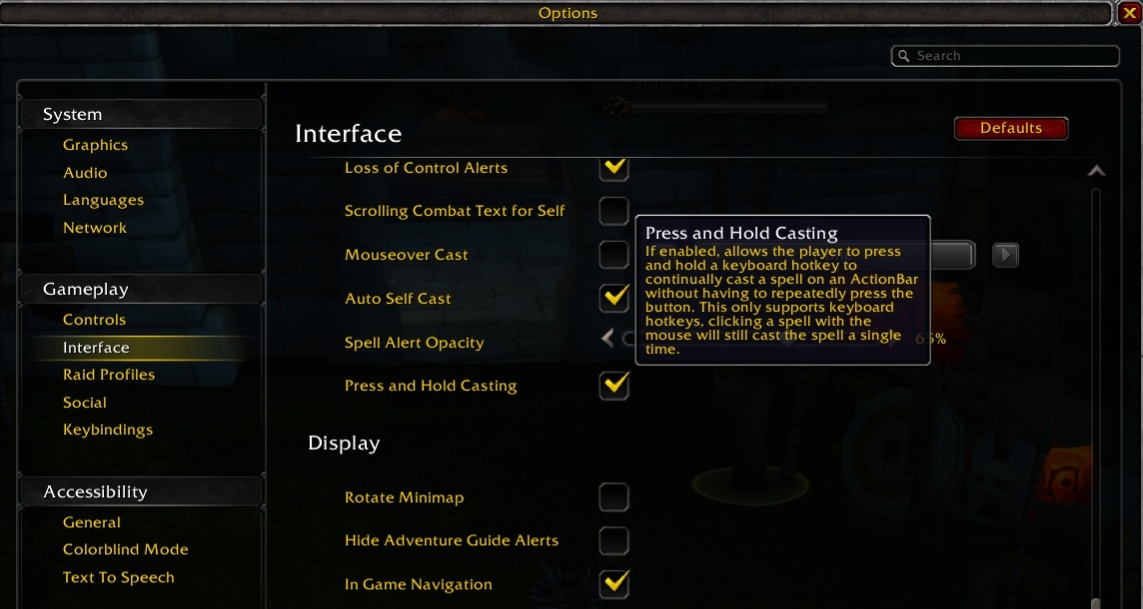 Adventurer's Guide] Interface