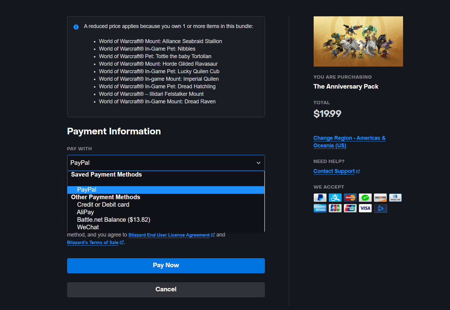 Buy Blizzard/BattleNet Gift Card - Get Instant Email Delivery!