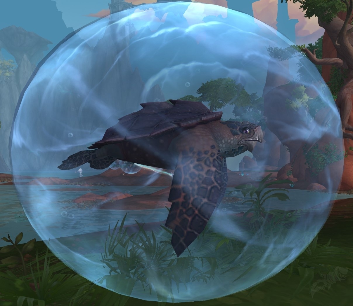 Trapped Sea Turtle NPC World of Warcraft