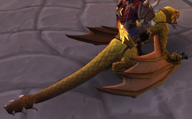 Cliffside Wylderdrake Blunt Spiked Tail Item World Of Warcraft 0399