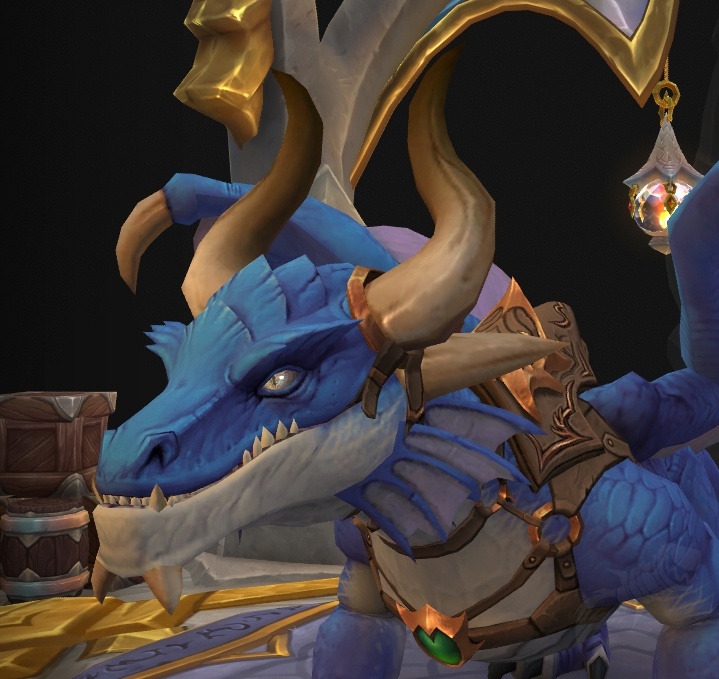 Highland Drake Tan Horns Item World of Warcraft