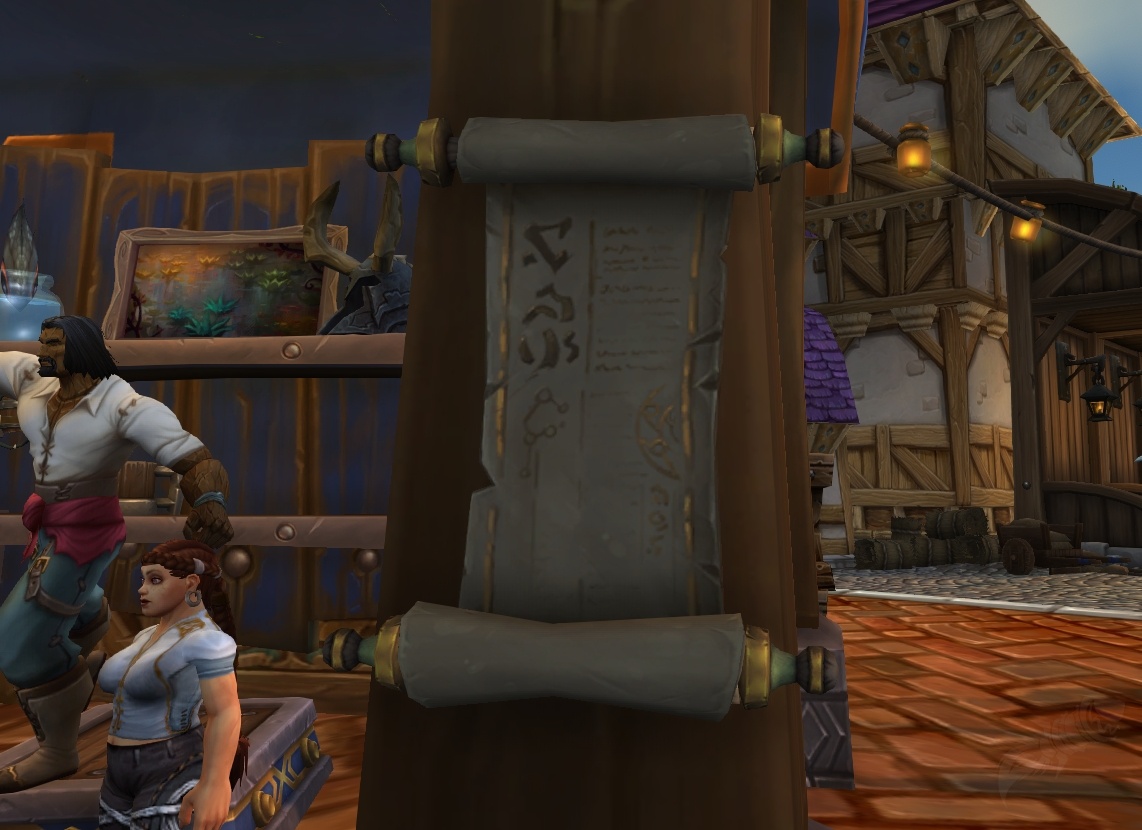 Visiter le comptoir Quête World of Warcraft