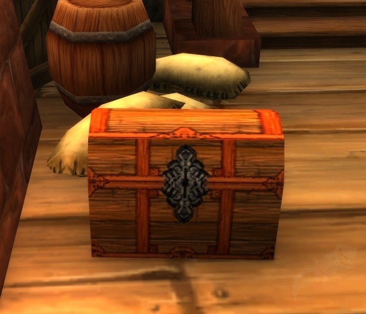 Worn Wooden Chest Object World of Warcraft