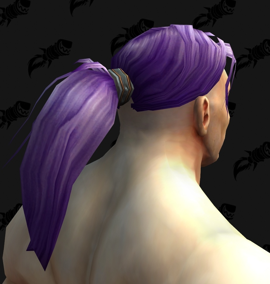 Tutti Fruity Purple/Pink Curly Magic Tail Hair Extensions, image size:923x972