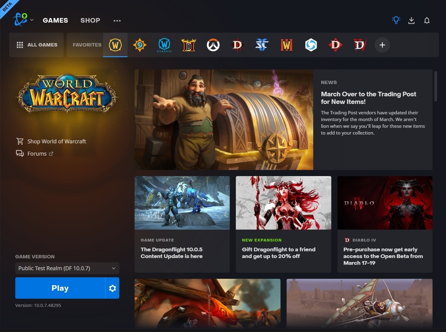 Battle.net Launcher Beta Updates - Wowhead News