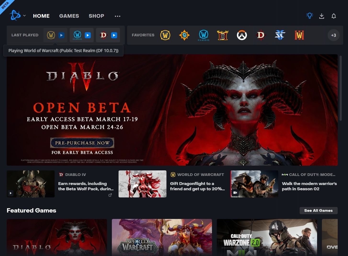Welcome to the new Battle.net!