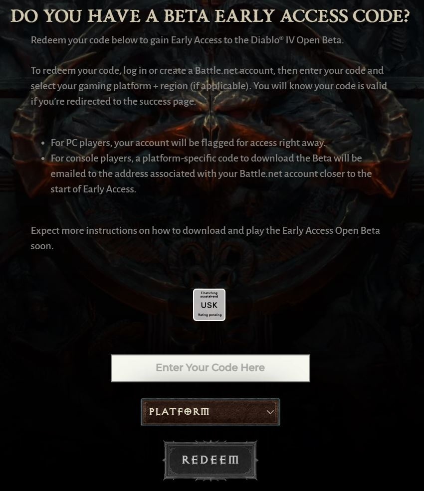How to Redeem Your Beta Key for Diablo IV - Wowhead News