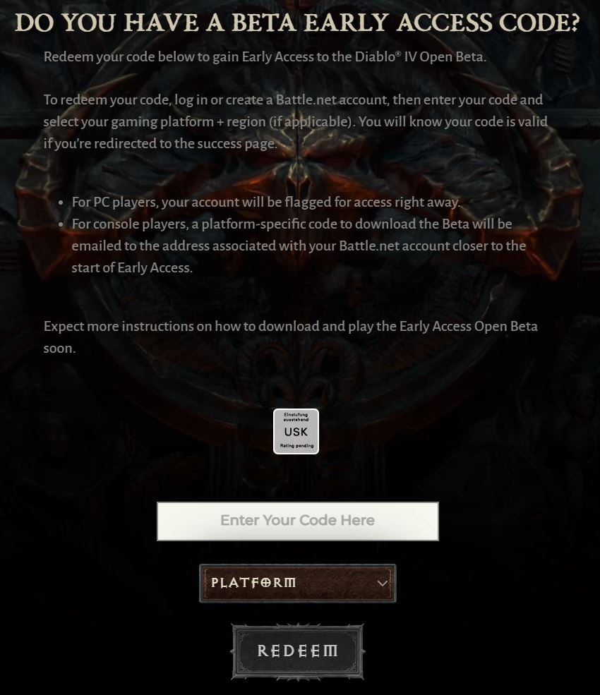 Diablo IV Beta on Battle.net Launcher - Wowhead News