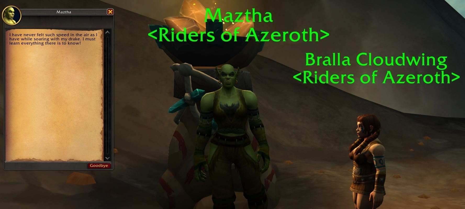 Maztha - NPC - World of Warcraft