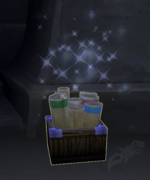 Crate of Unfinished Scrolls Object World of Warcraft