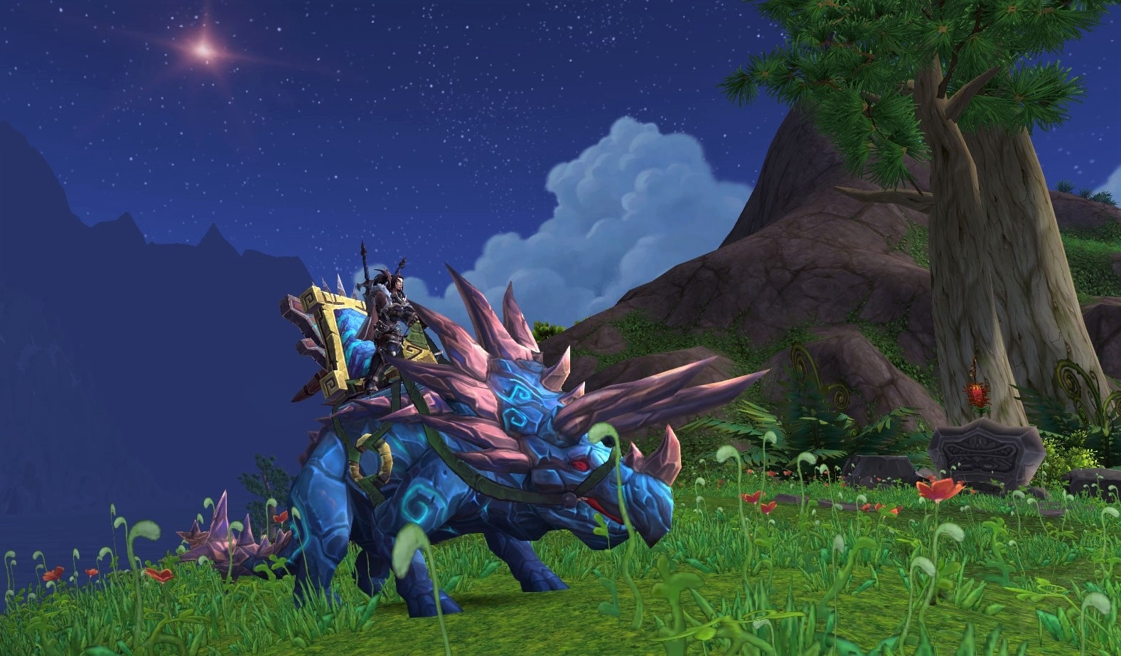 Reins of the Cobalt Primordial Direhorn - Item - World of Warcraft