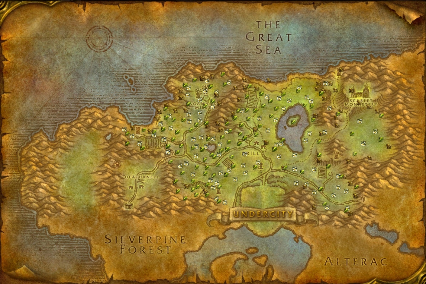 WoW Classic Herbalism Guide 1-300 - WoW Classic Herbalism Tiristfal Glades