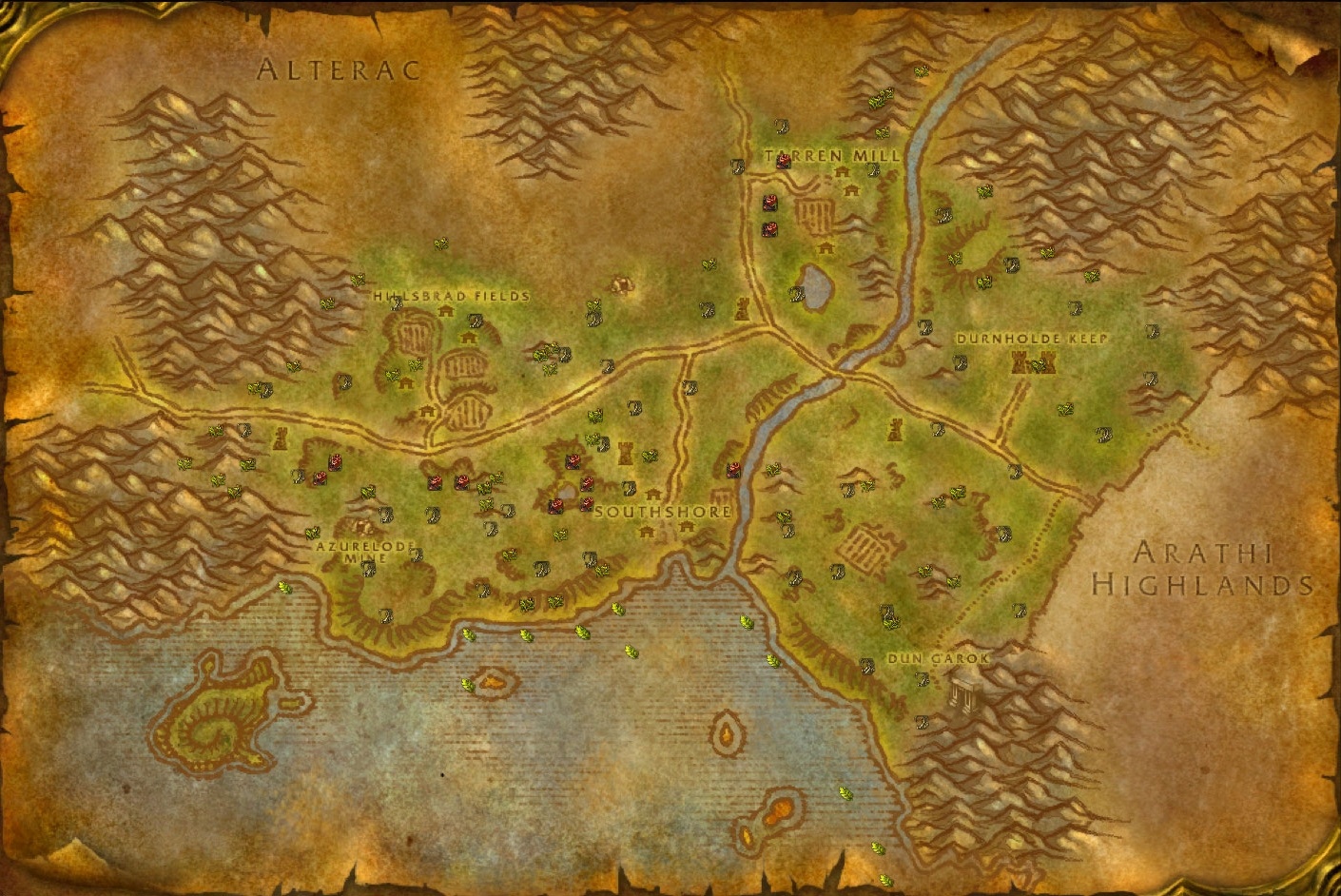 WoW Classic Herbalism Guide 1-300 - WoW Classic Herbalism Hillsbrad Foothills