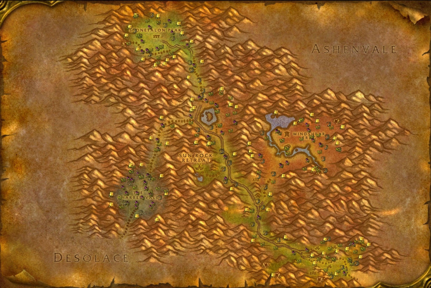 WoW Classic Herbalism Guide 1-300 - WoW Classic Herbalism Stonetalon Mountains