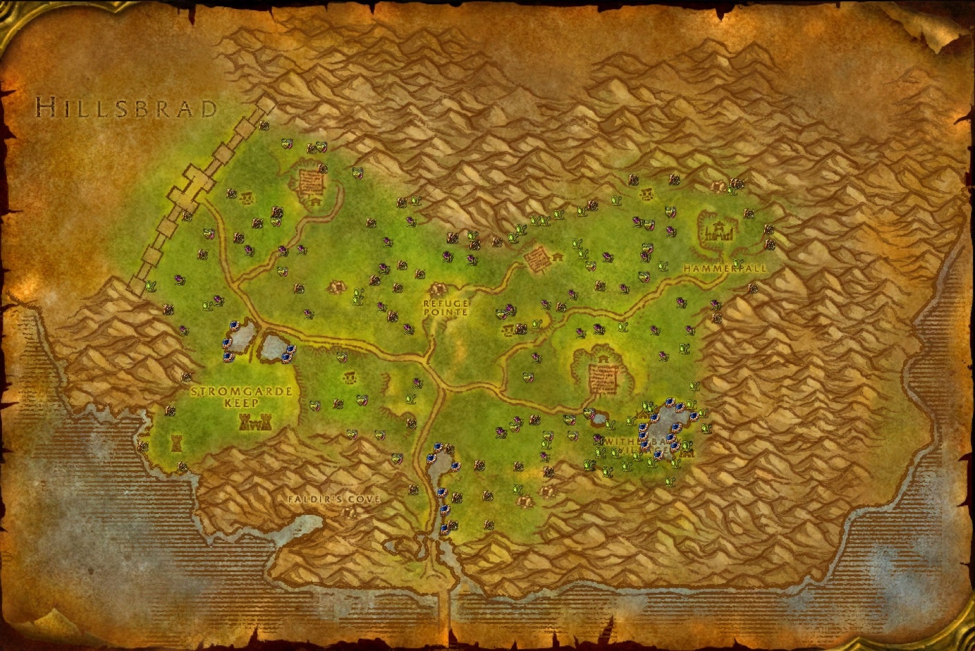 WoW Classic Herbalism Guide 1-300 - WoW Classic Herbalism Arathi Highlands