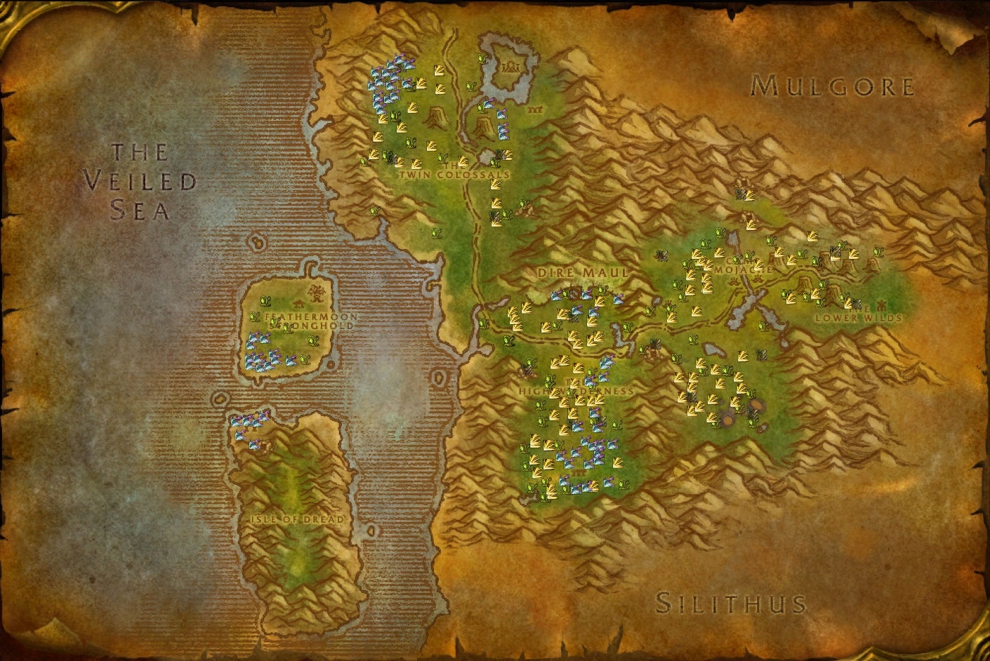 WoW Classic Herbalism Guide 1-300 - WoW Classic Herbalism Feralas