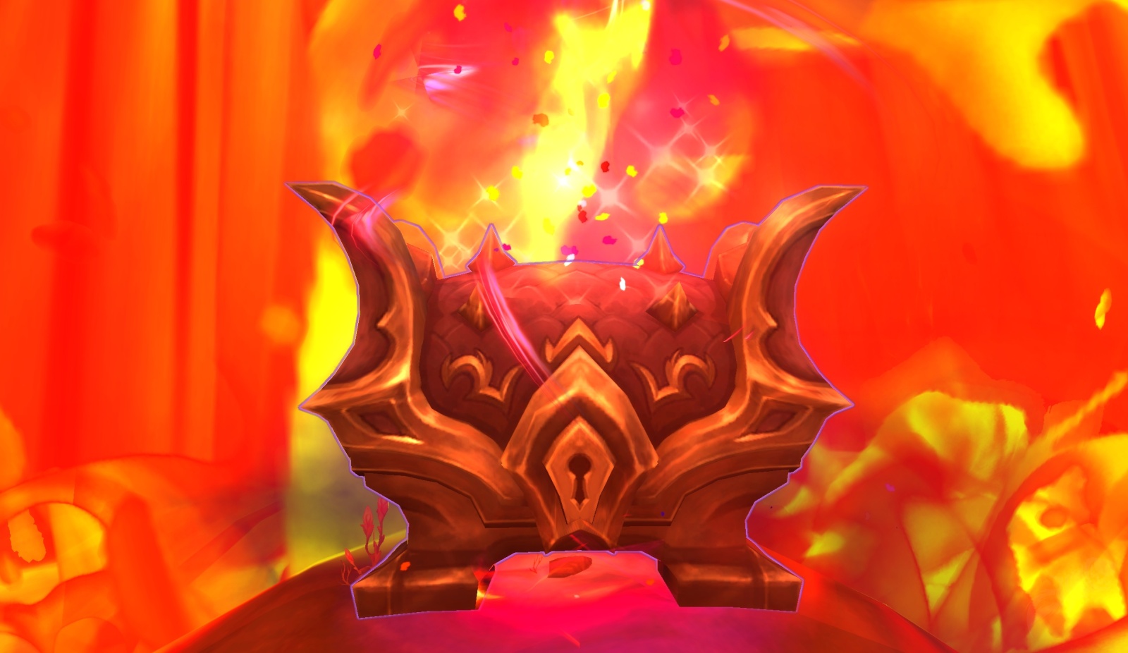 Lodernde Schattenflammentruhe - Objekt - World of Warcraft