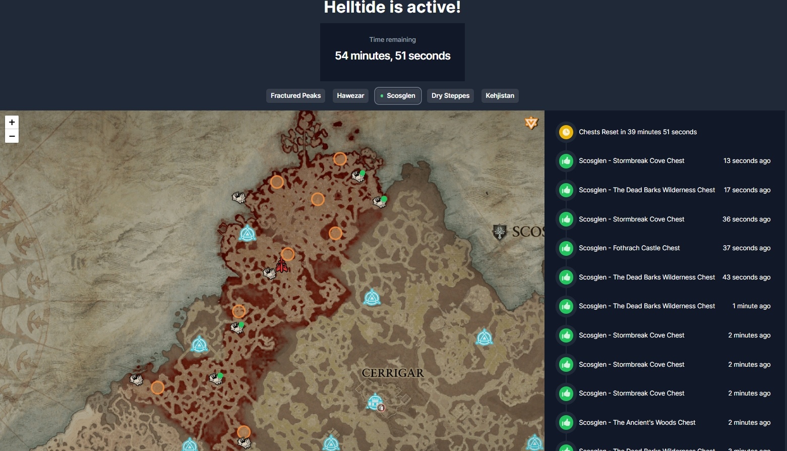 Community-Made Diablo 4 Helltide and Mystery Chest Map - Wowhead News