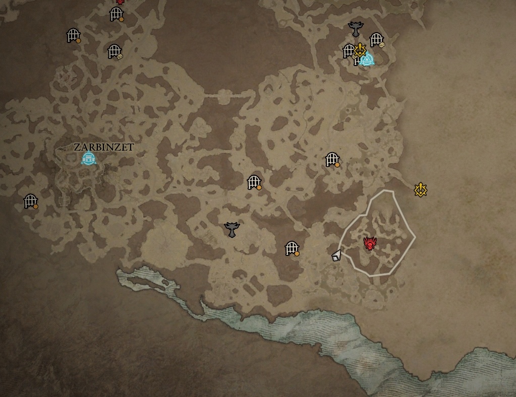 Diablo 4 Stronghold locations