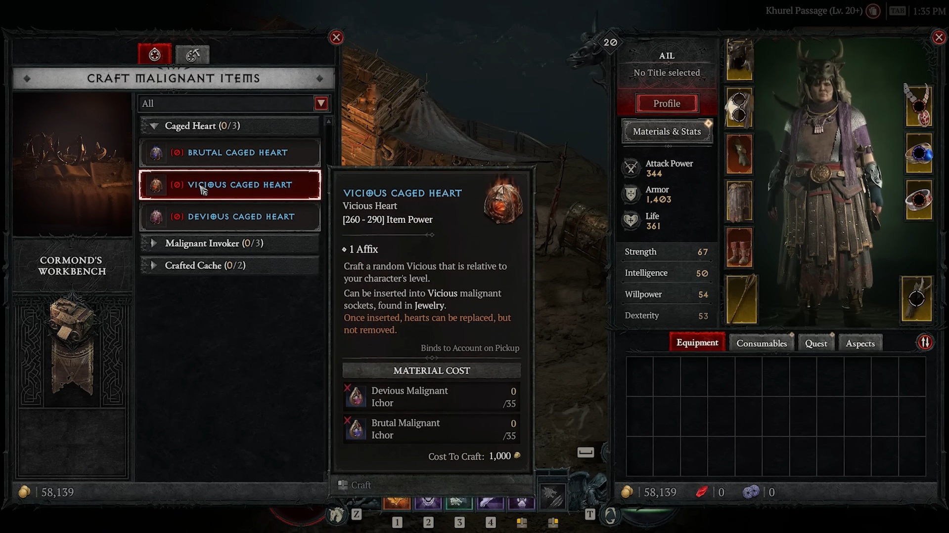 New Crafting Vendor in Diablo 4 Season 1: Craft Malignant Items - Новости  Wowhead