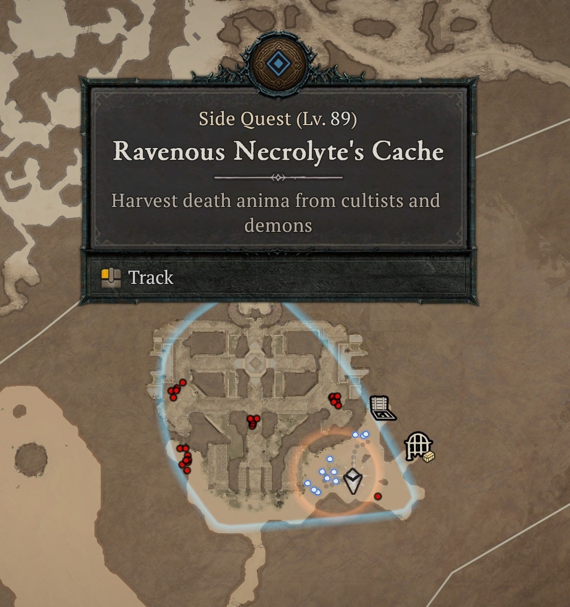 Ravenous Necrolyte’s Cache Side Quest Guide - Season 6 Diablo 4