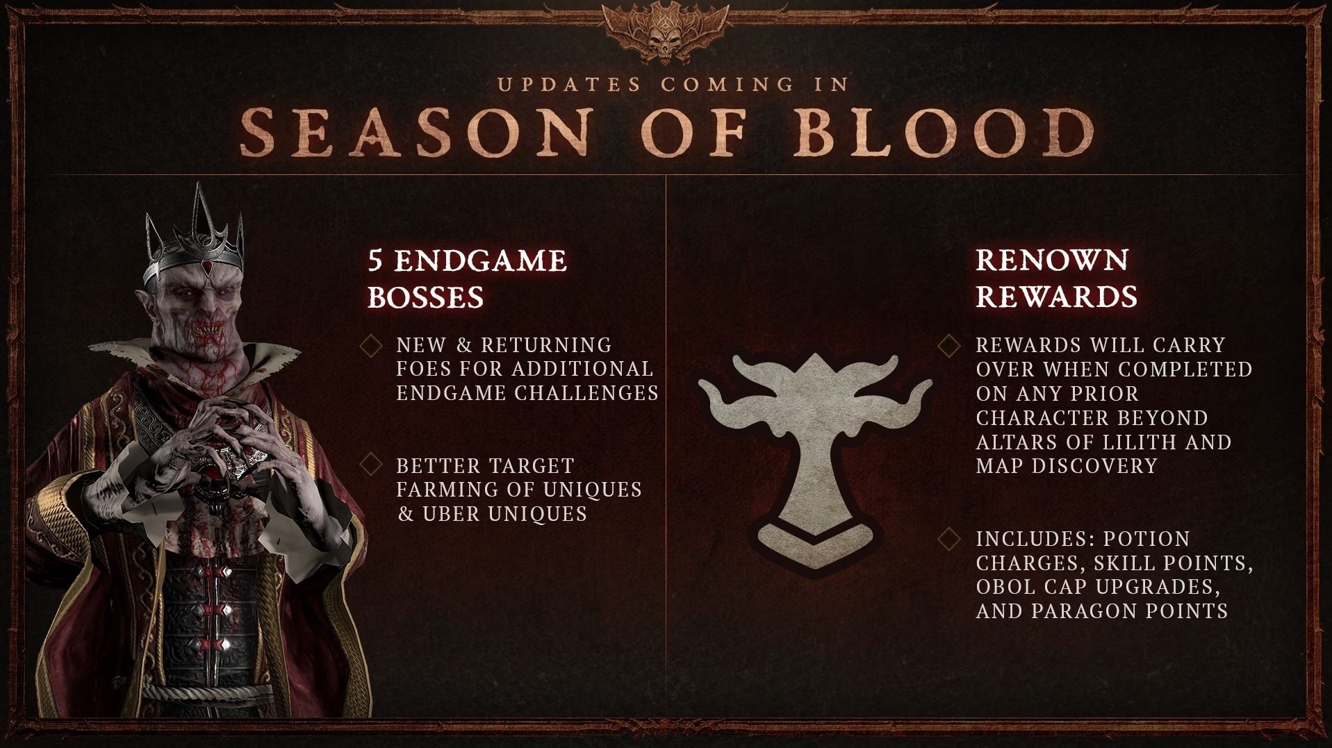 Season 2 Will Include 5 New Endgame Boss Encounters - Diablo 4