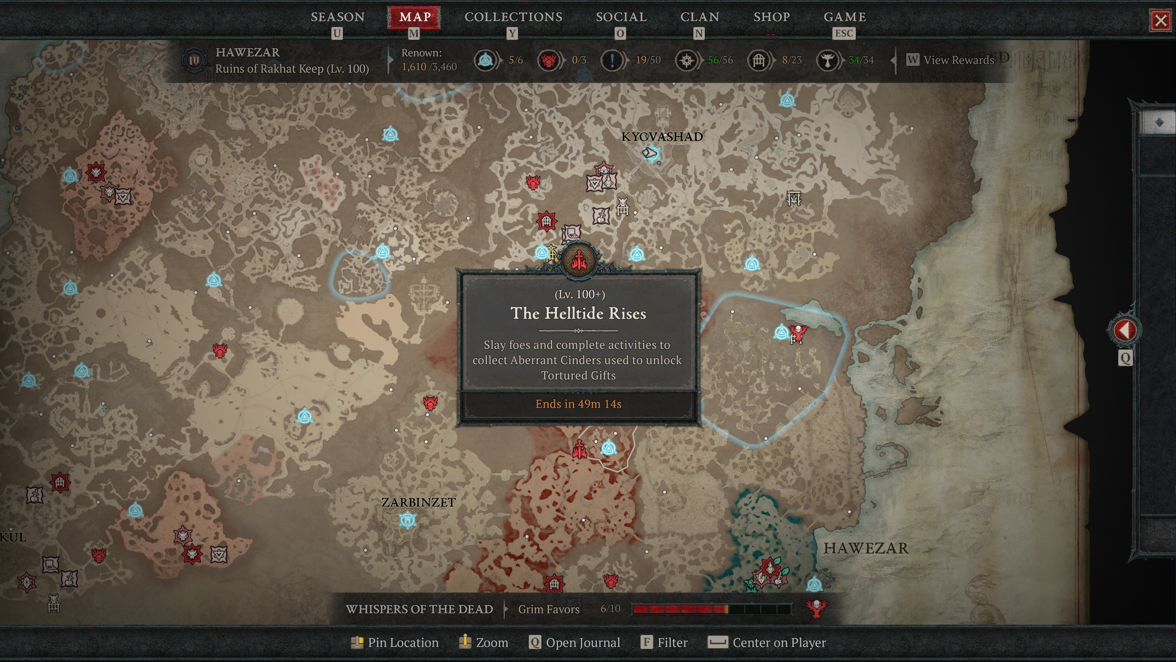 Event Timers Visible on World Map - Diablo 4 Season 3 - Новости Wowhead