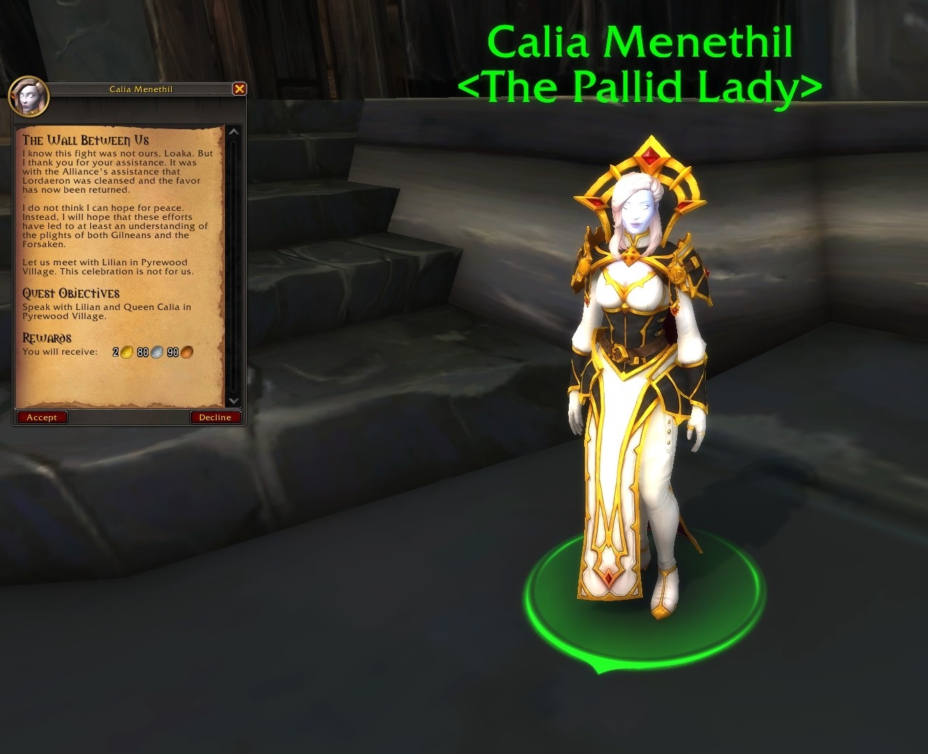 Why You Shouldn't Trust Calia Menethil (Dragonflight Lore