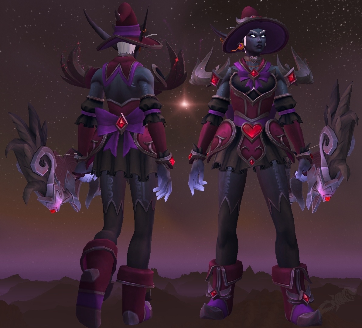 Ensemble Twilight Witch's Attire Spell World of Warcraft