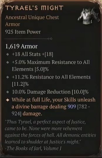 Diablo 4 New Uber Unique Coming in Season 4 - Tyrael’s Might