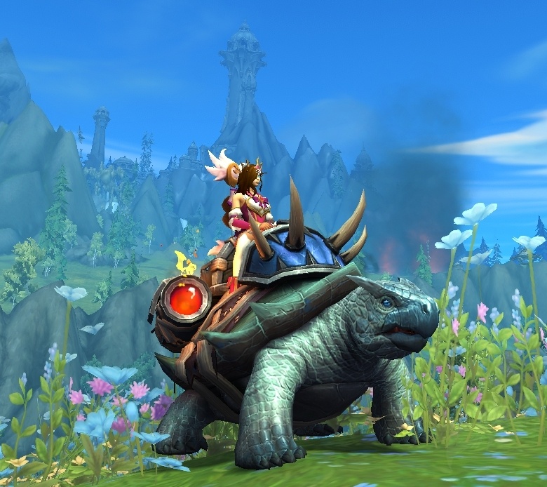 Savage Blue Battle Turtle Item World of Warcraft