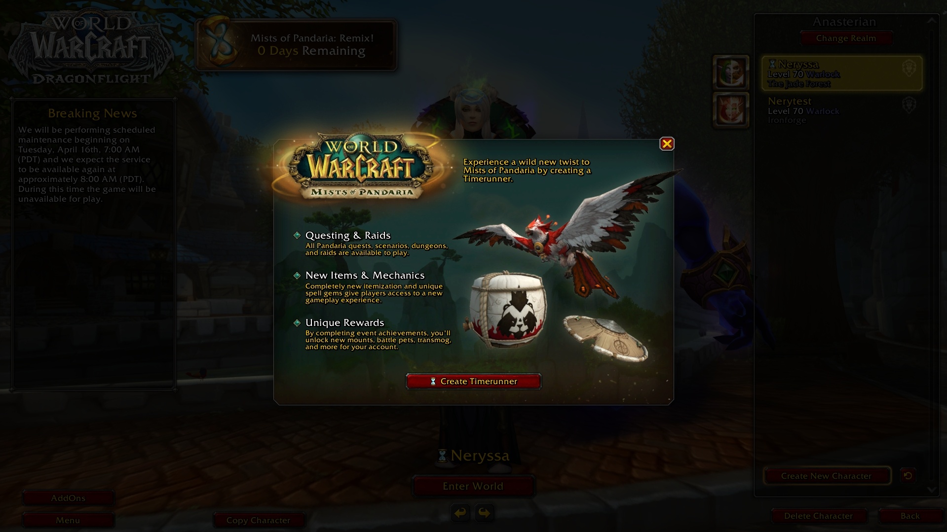 WoW Remix: Mists of Pandaria Guide - Timerunning - Wowhead