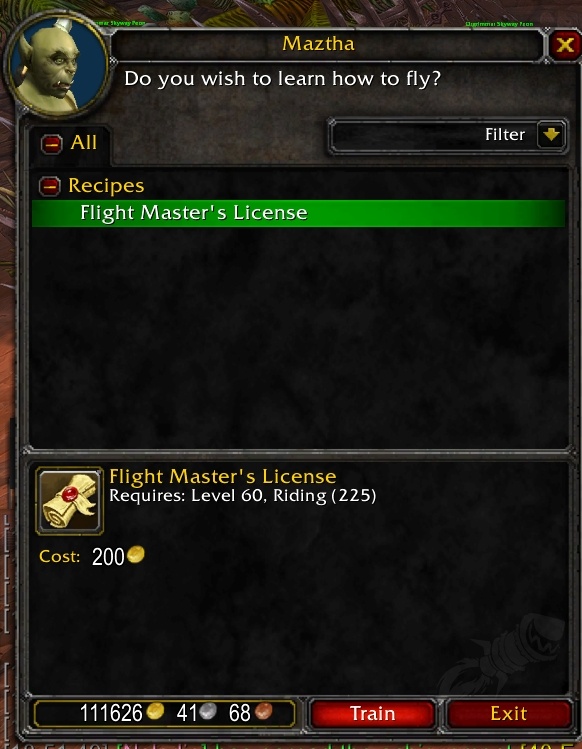 Old World Flying Available with Cataclysm Pre-Patch - Fly in 