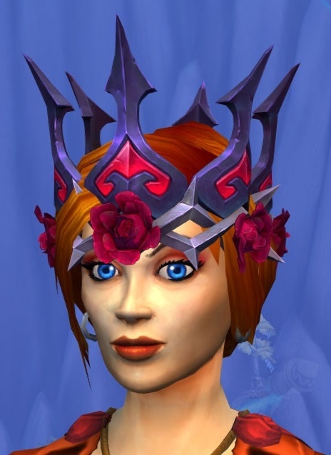 Эбонитовая корона красной розы - Предмет - World of Warcraft