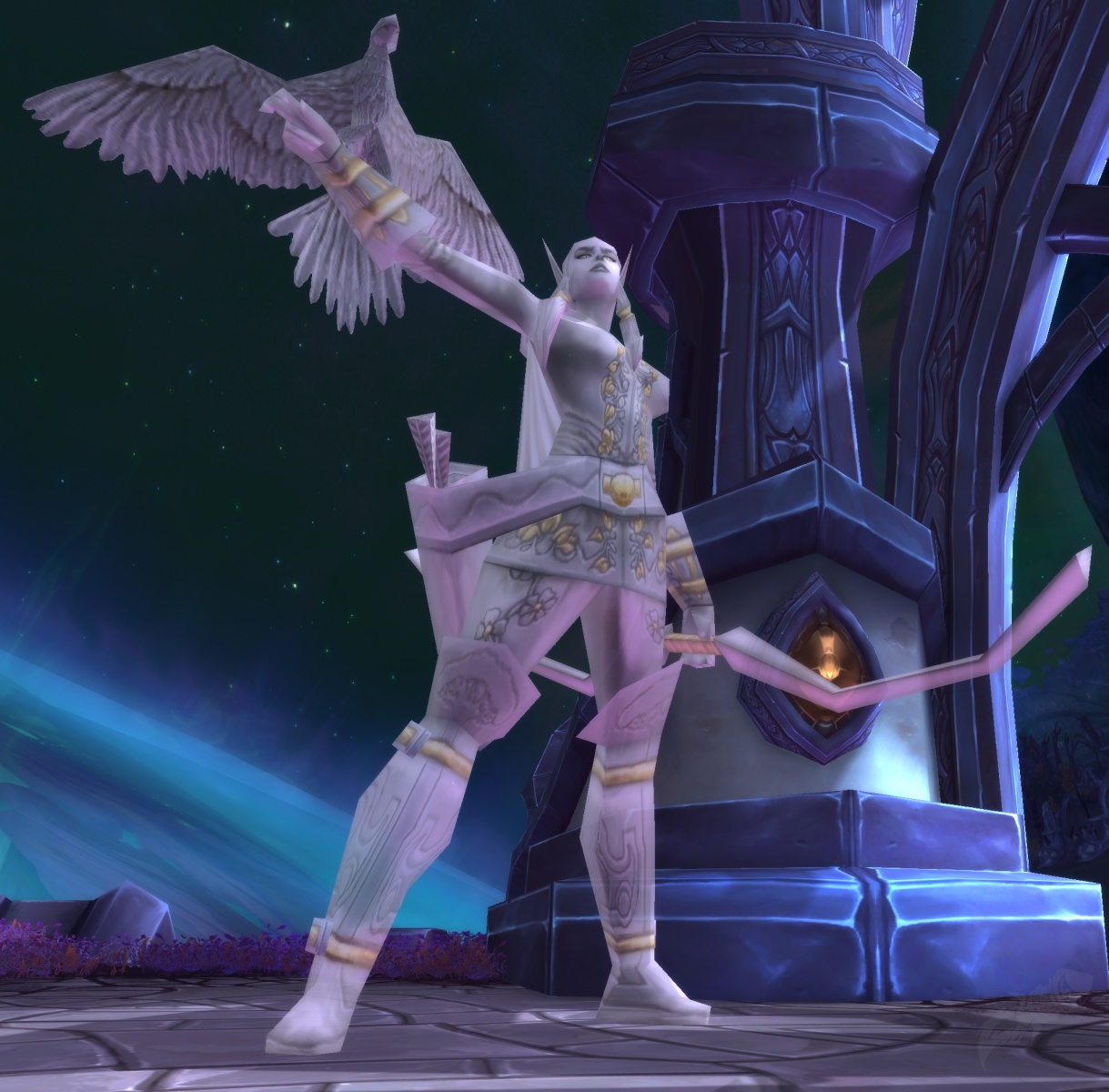 Estátua de Alleria PNJ World of Warcraft