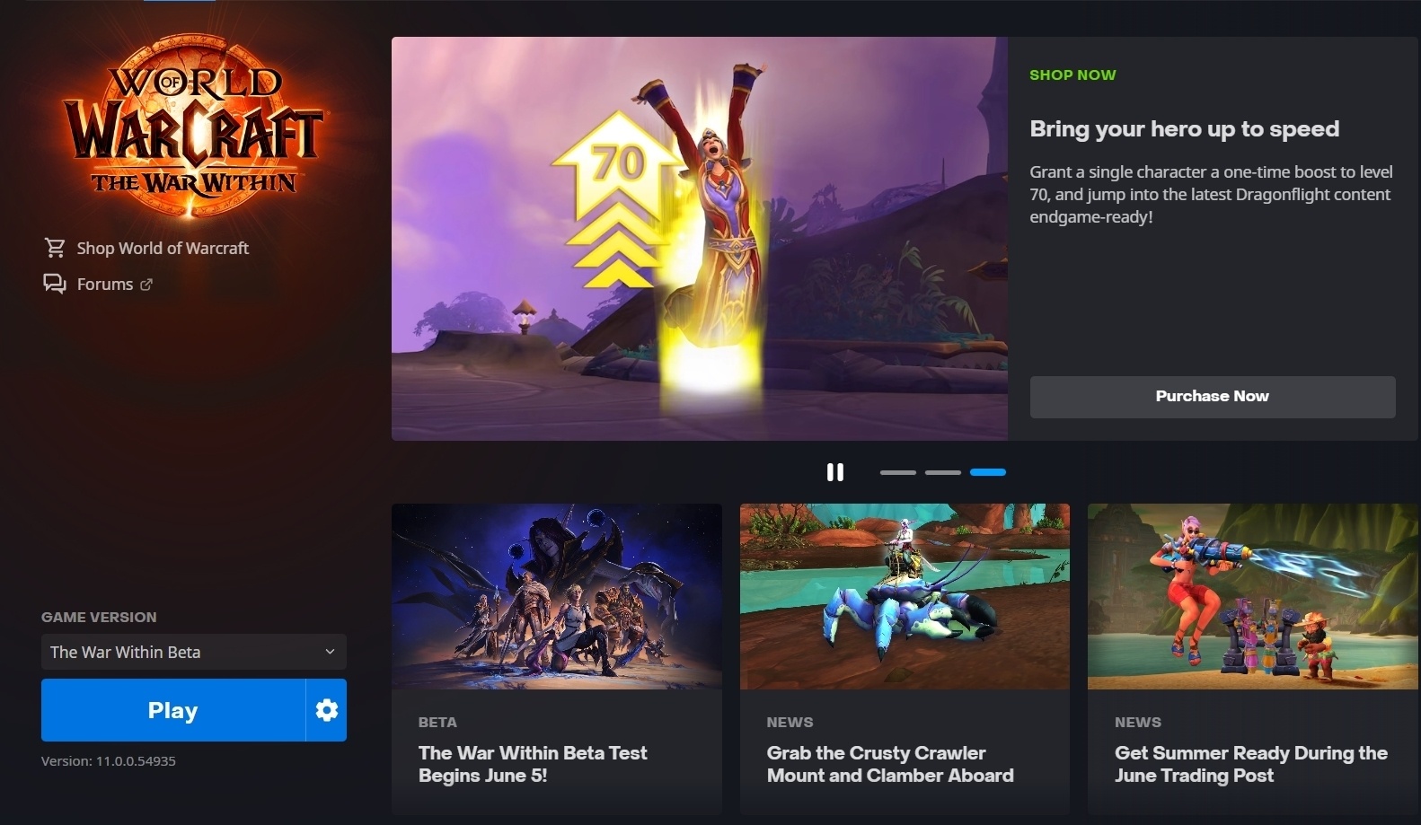 The War Within Beta on the Battlenet Launcher - Новости Wowhead