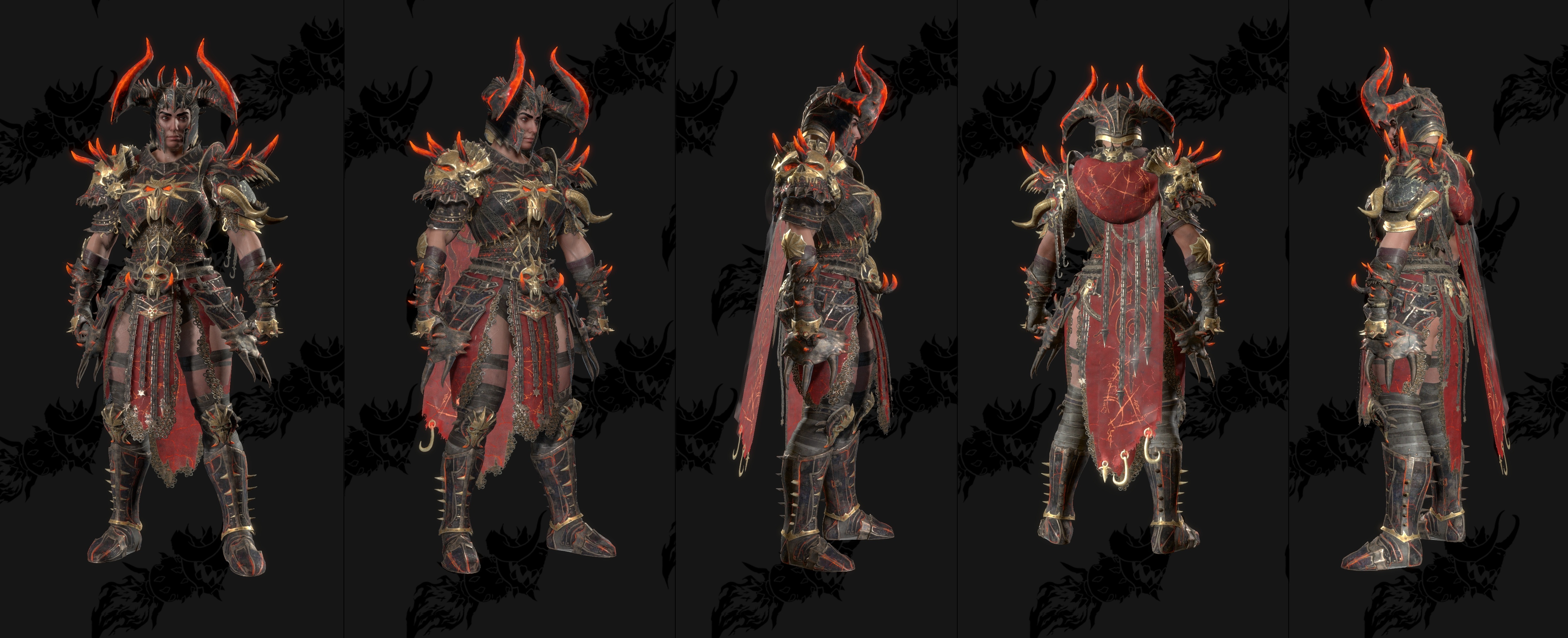 All Diablo 4 Season 5 Battlepass Cosmetic Armor Sets Datamined ...