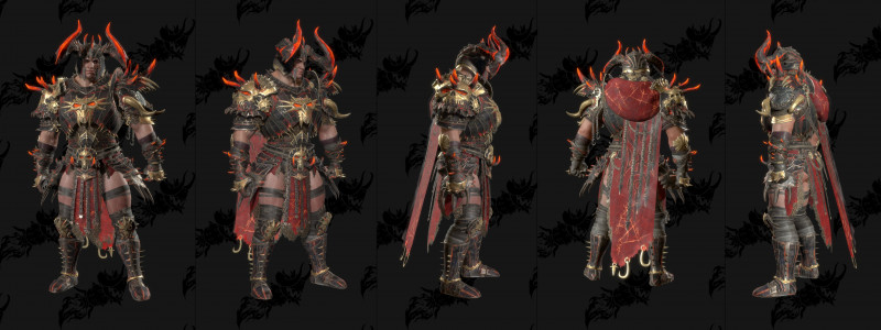 All Diablo 4 Season 5 Battlepass Cosmetic Armor Sets Datamined ...