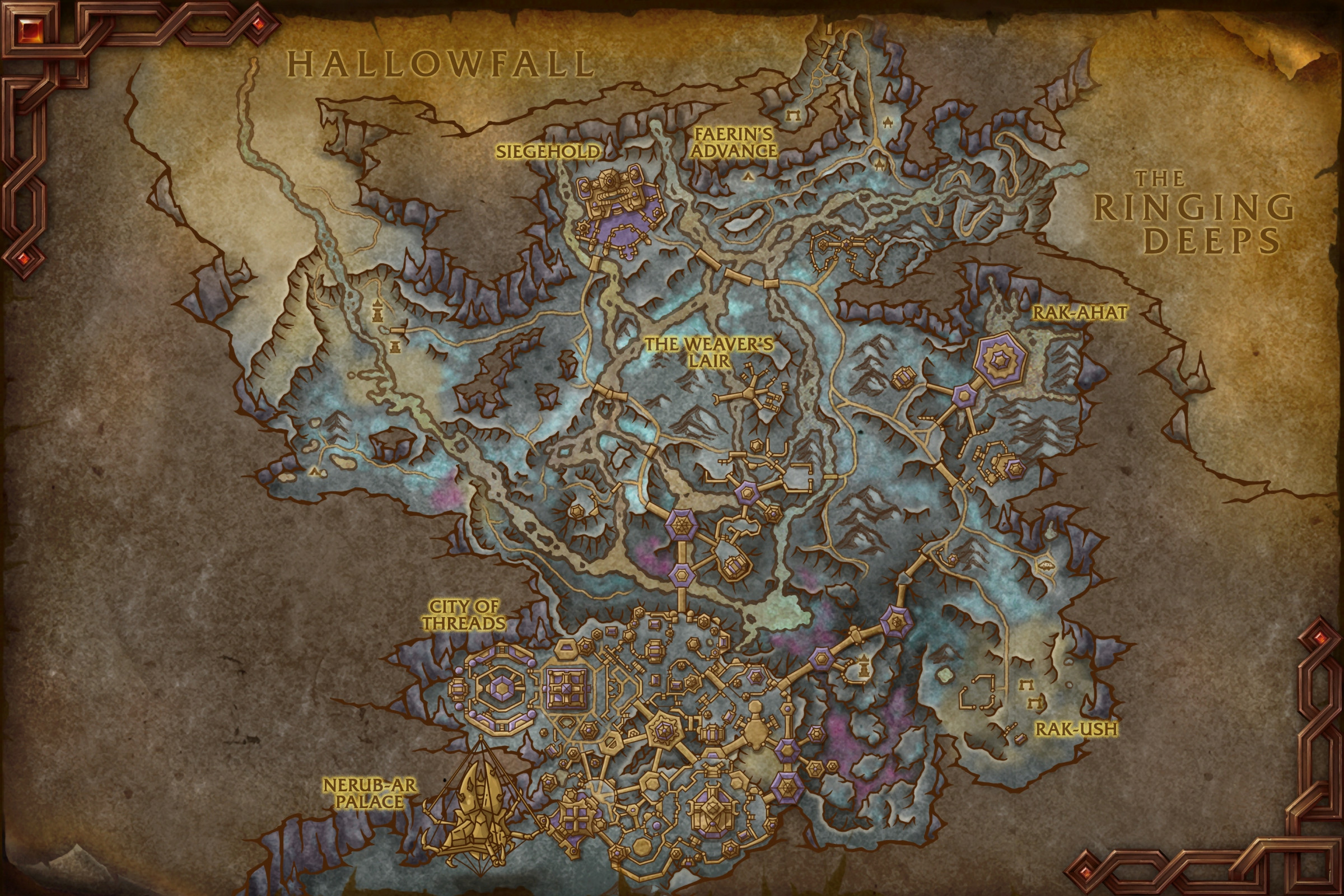 New Maps in the War Within Beta - Khaz Algar, Azj-Kahet, Dornogal & More! -  Noticias de Wowhead