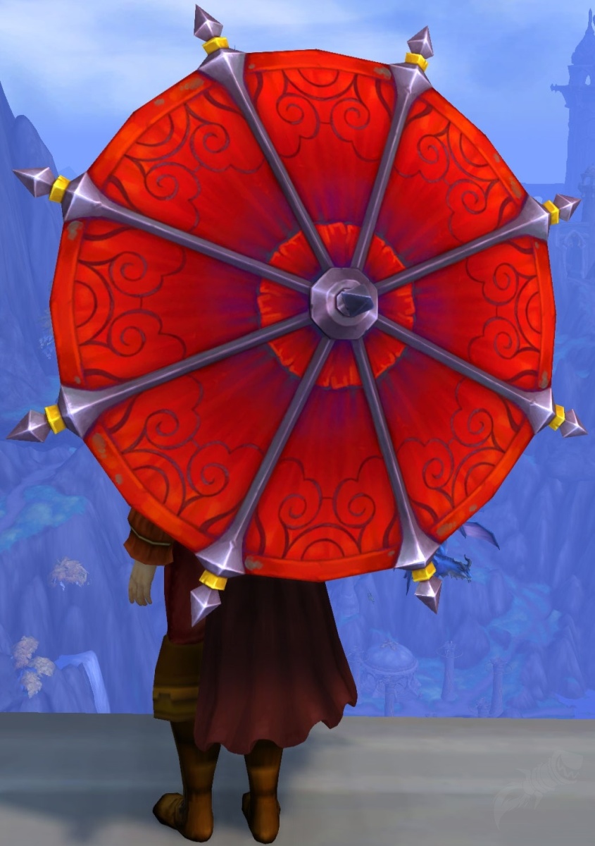 Feiner blutroter Sonnenschirm - Gegenstand - World of Warcraft