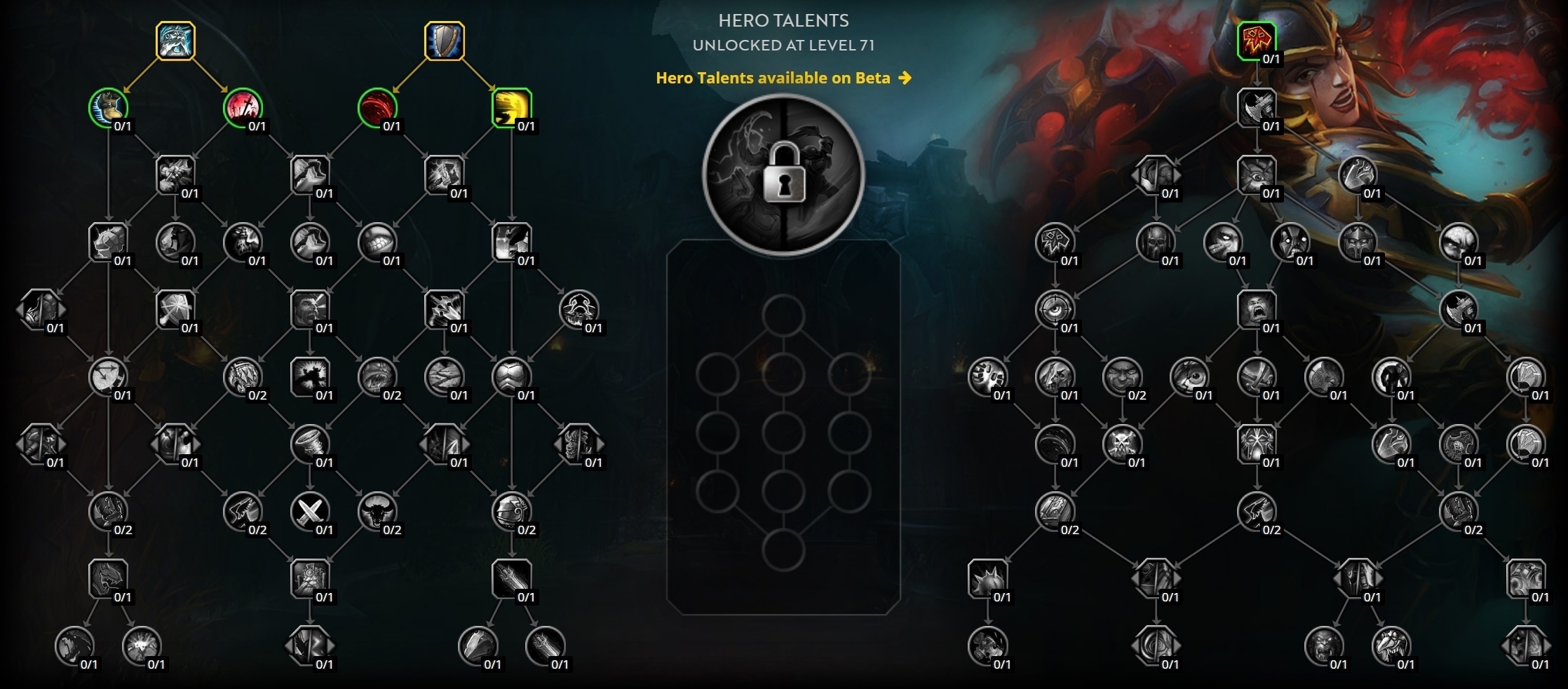 Hero Talents Not Available During The War Within Pre-Patch 