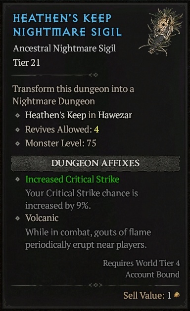 7. Tầm Quan Trọng của Sigils trong Cuộc Phiêu Lưu Cuối Game của Diablo 4