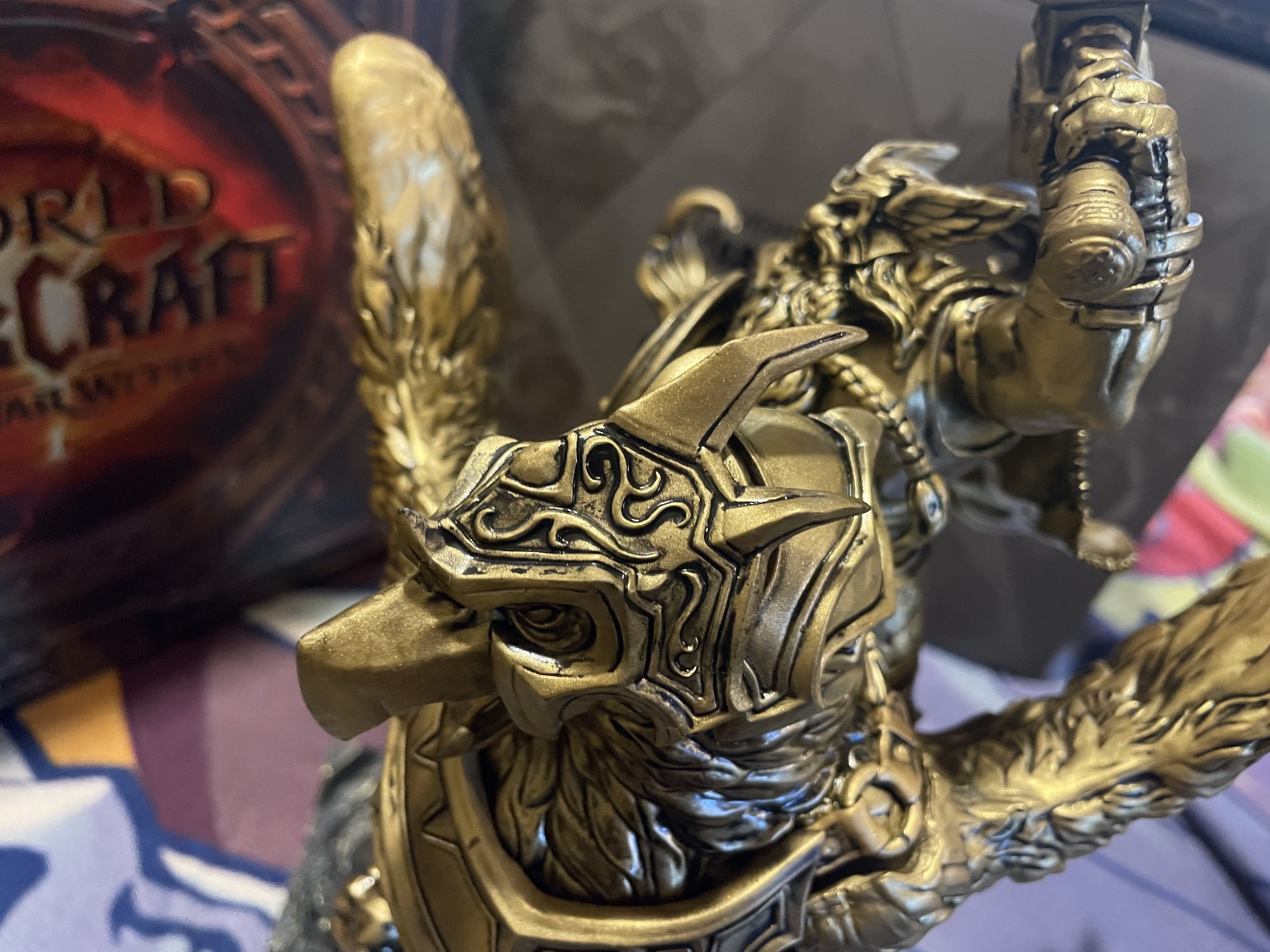 The War Within 20th Anniversary Collector's Edition - Gryphon Rider Statue, Art Book, Collector's Pin - Wowhead News The War Within 20th Anniversary Collector's Edition - Gryphon Rider Statue, Art Book, Collector's Pin - Wowhead News