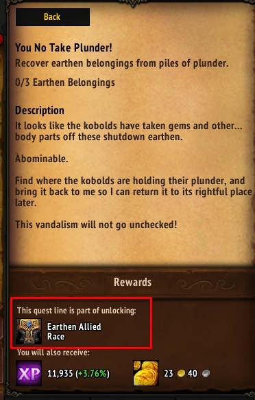 Earthen Allied Race - Wowhead