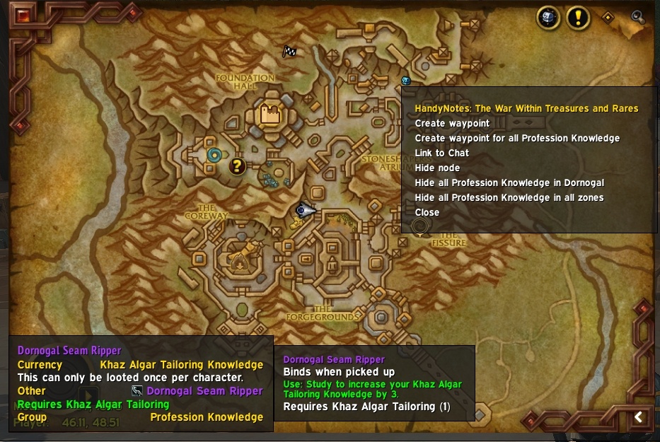 HandyNotes The War Within AddOn Highlight Wowhead News