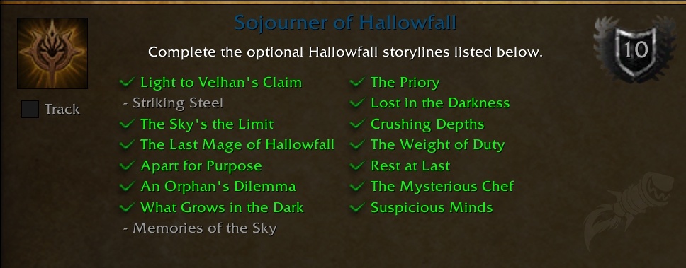 The War Within Early Access: Loremaster Achievement Cannot Be 